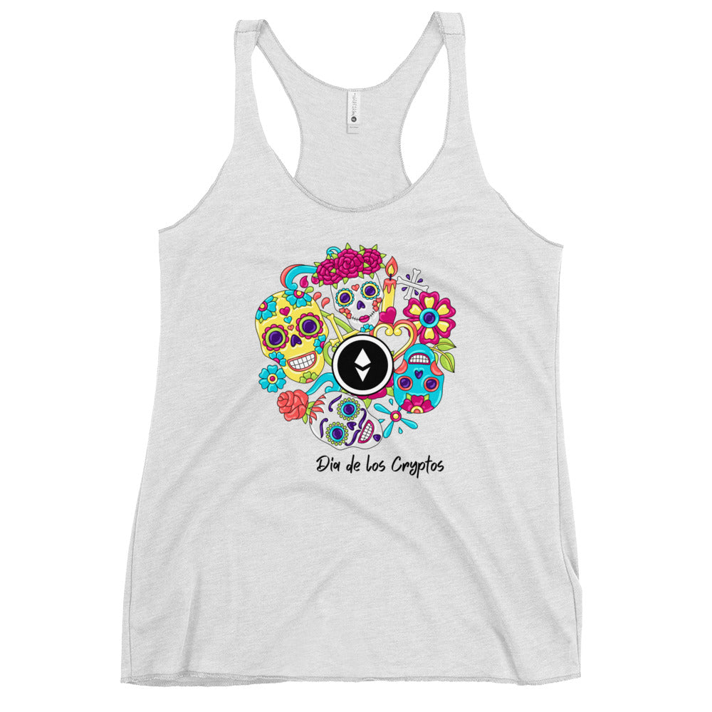 Dia De Los Cryptos (Ethereum) Women's Racerback Tank
