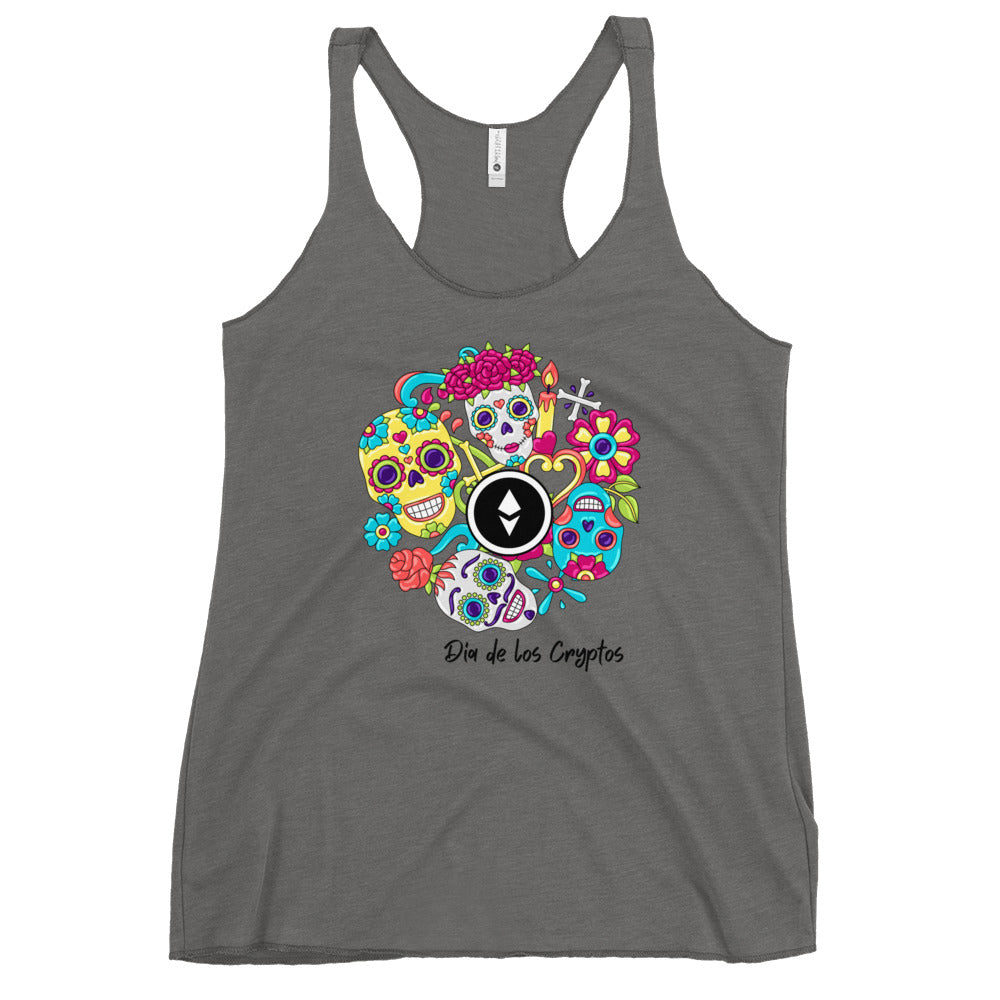Dia De Los Cryptos (Ethereum) Women's Racerback Tank