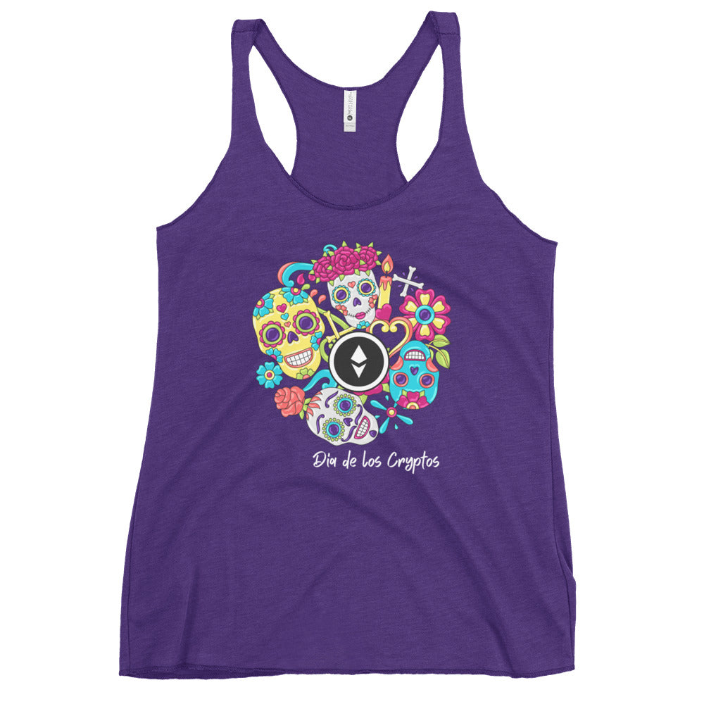 Dia De Los Cryptos (Ethereum) Women's Racerback Tank