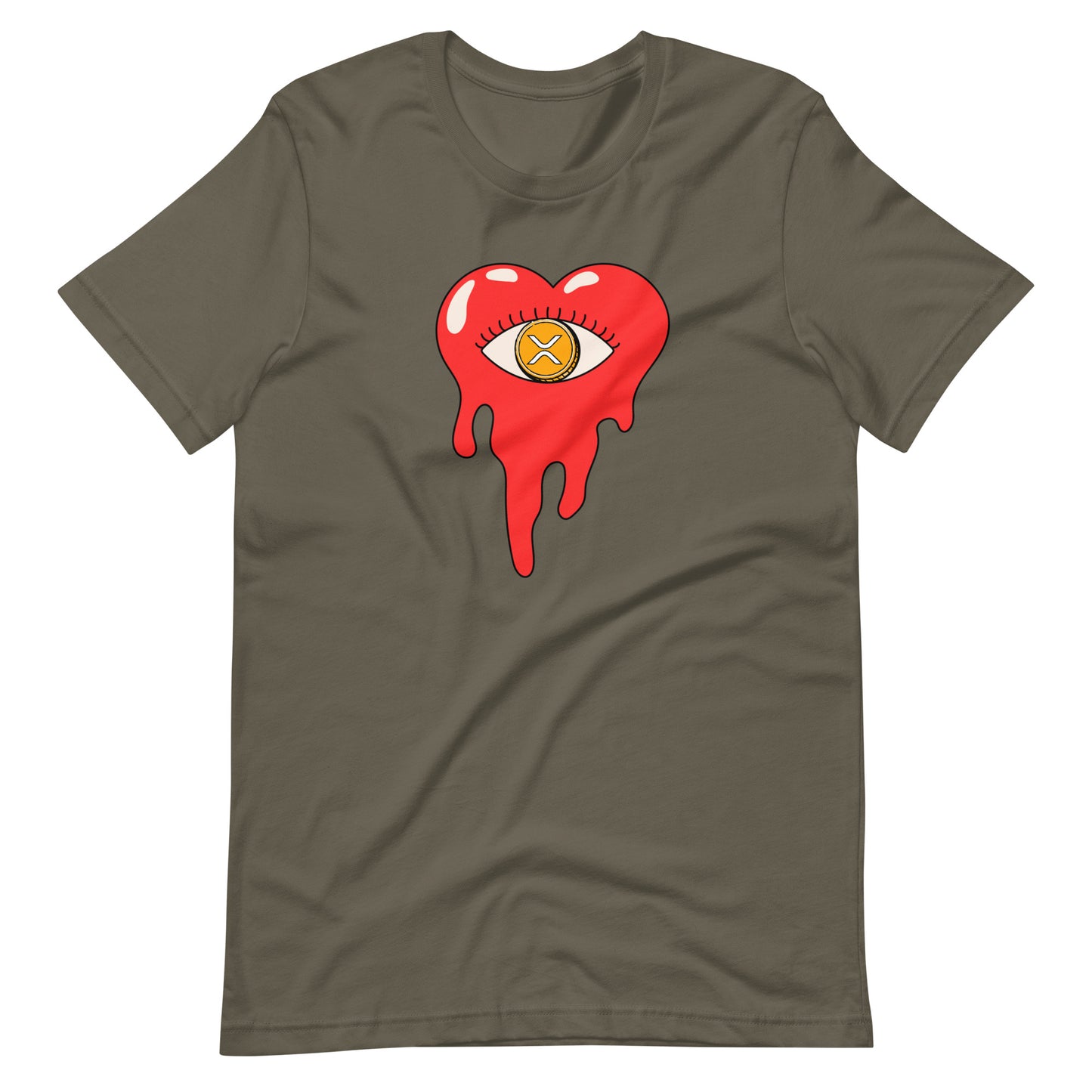 XRP Bleeding Heart Unisex t-shirt