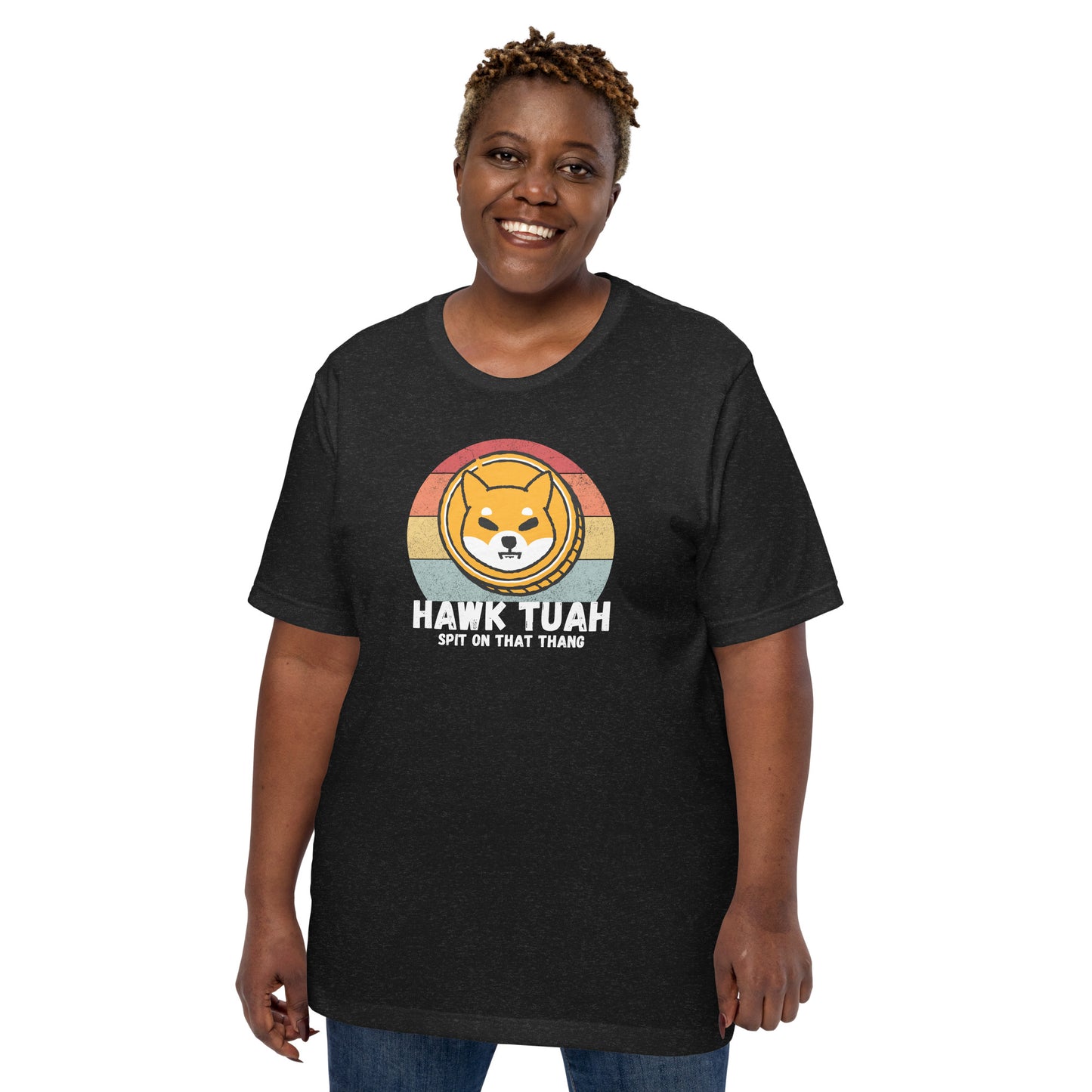 Hawk Tuah Shiba Inu Unisex t-shirt