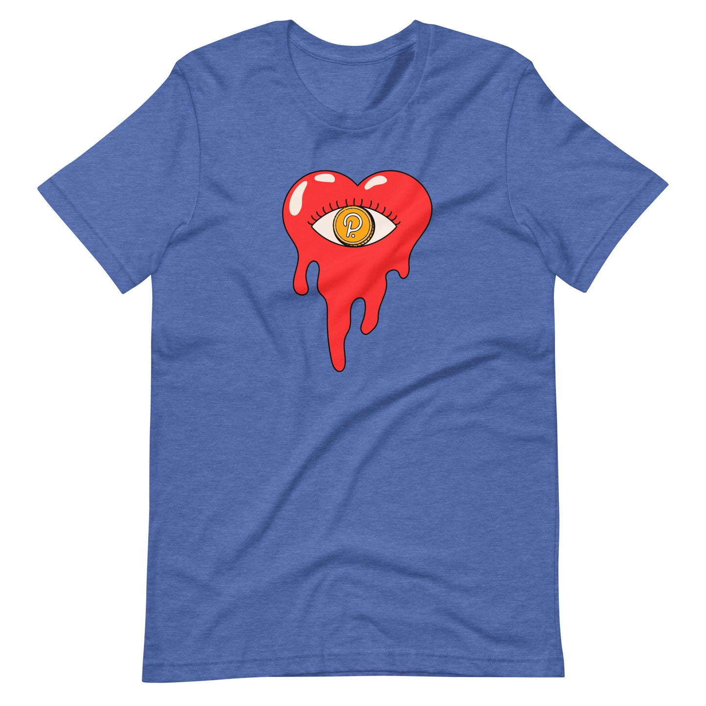 Polkadot Bleeding Heart Unisex t-shirt