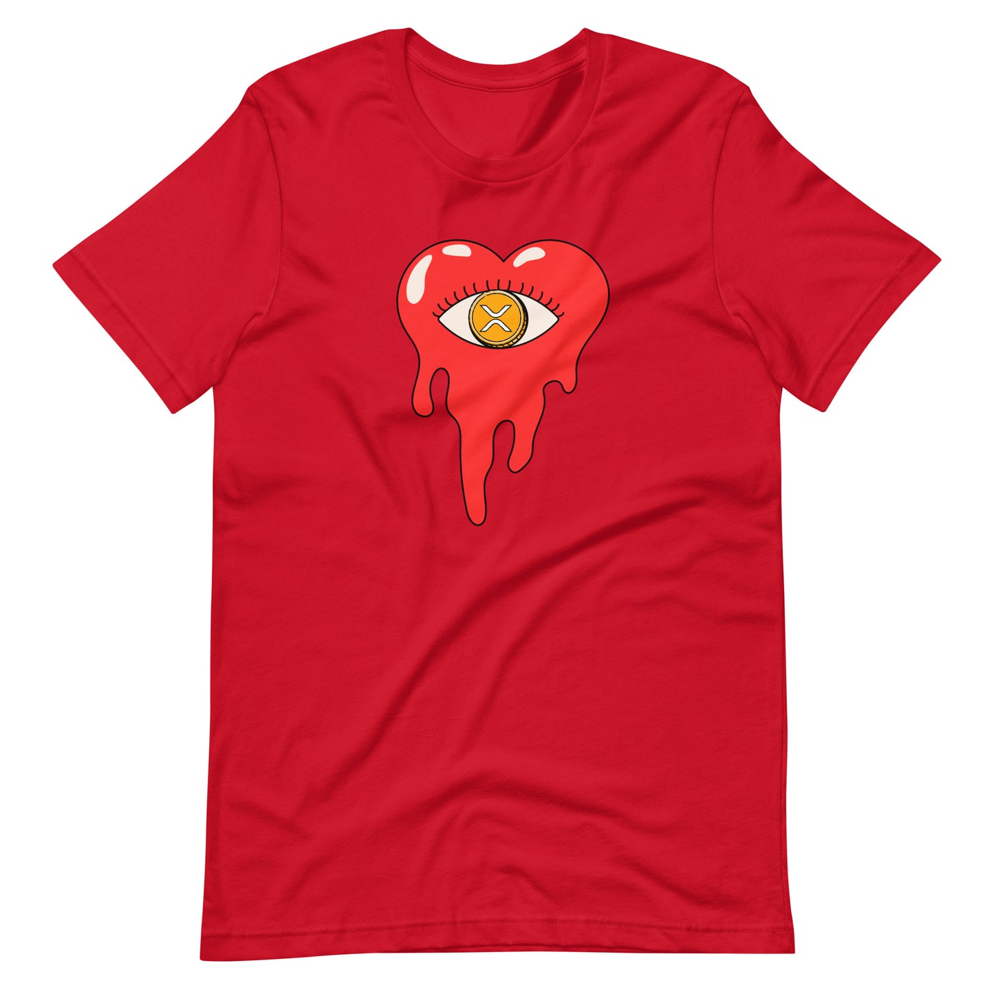 XRP Bleeding Heart Unisex t-shirt