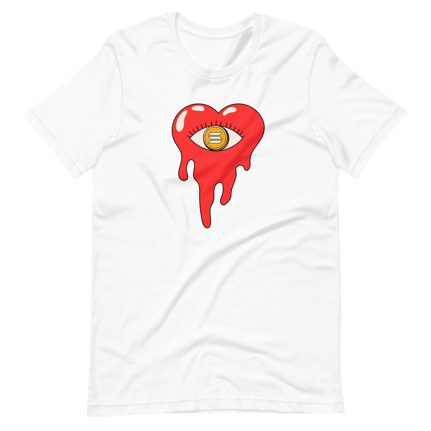 Solana Bleeding Heart Unisex t-shirt