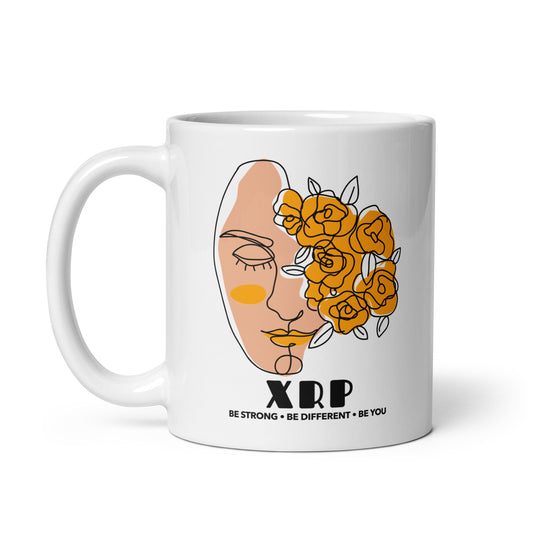 XRP We Are Beautiful White glossy mug