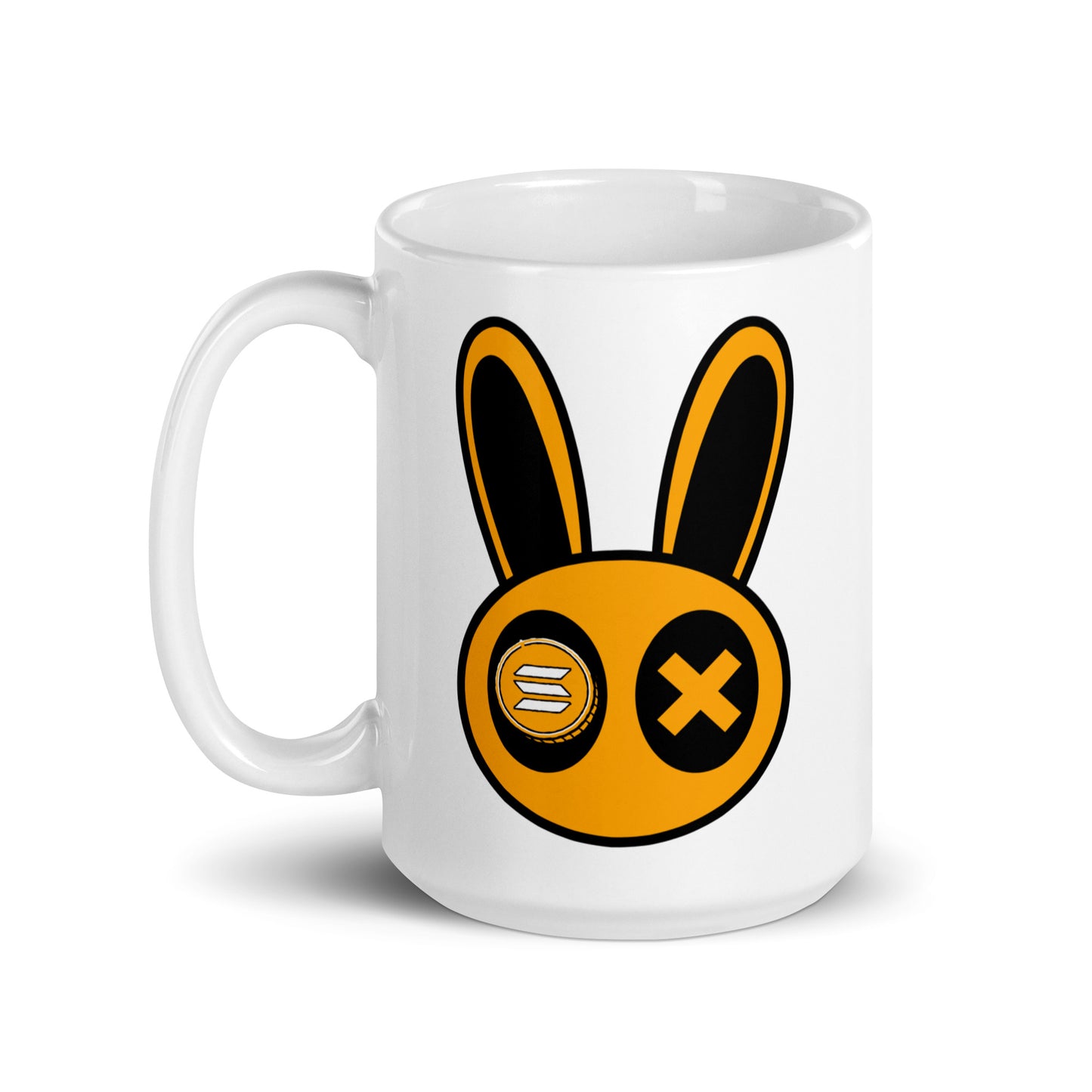 Solana Rabbit White glossy mug