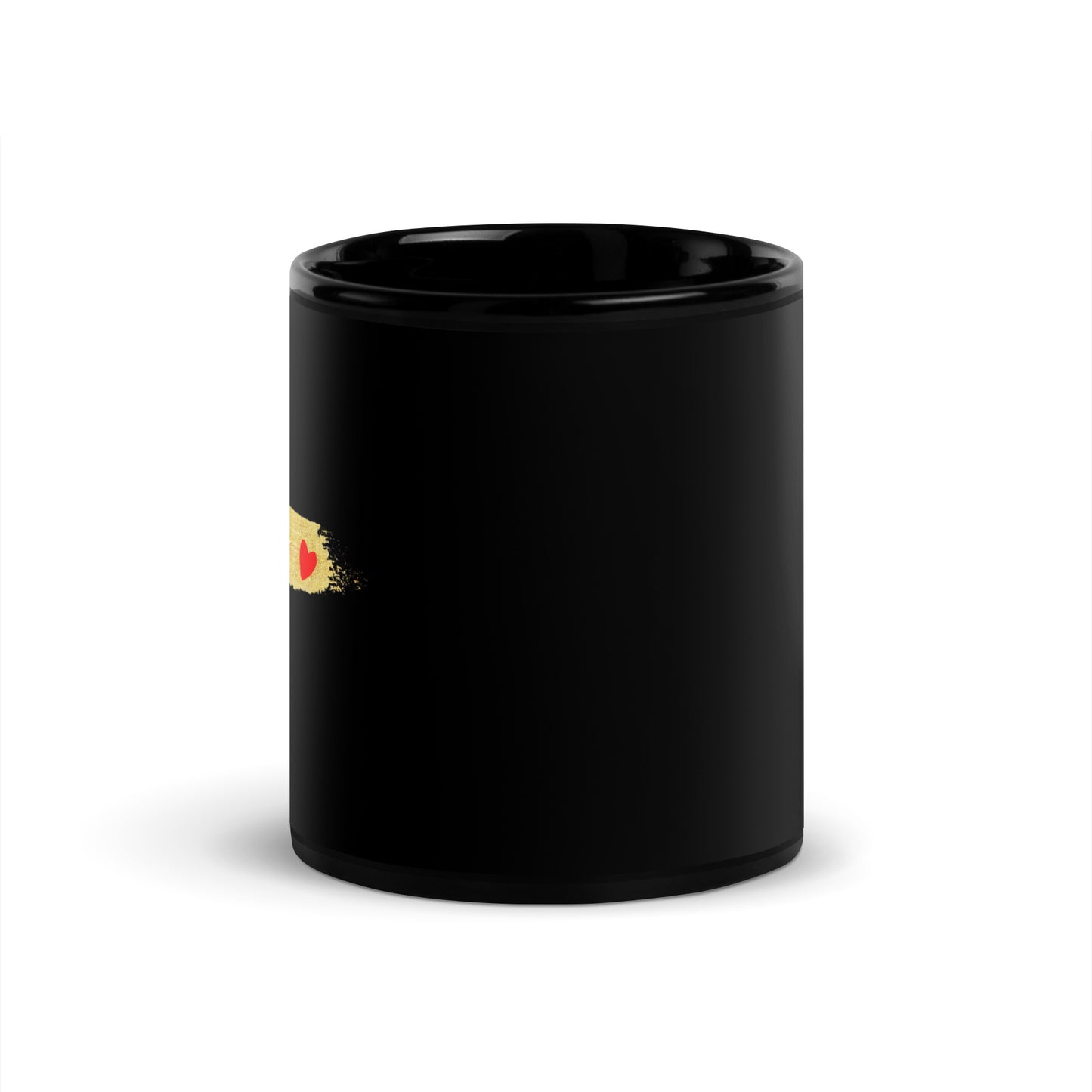 XRP Gold Black Glossy Mug