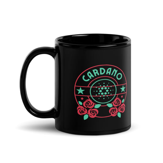 Rosy Cardano Black Glossy Mug