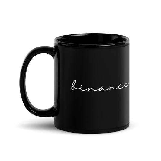Binance Black Glossy Mug