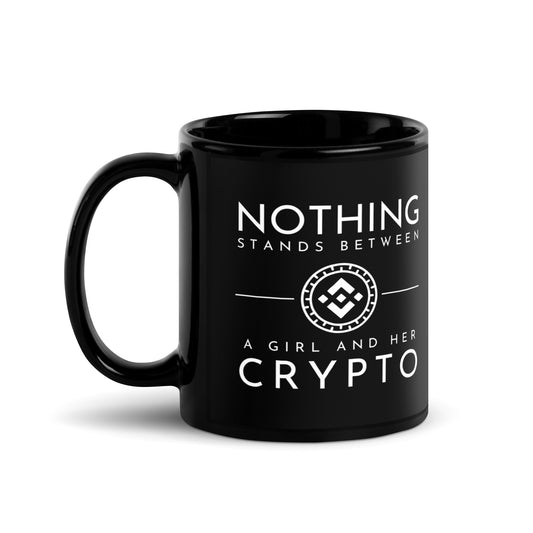 Binance Black Glossy Mug