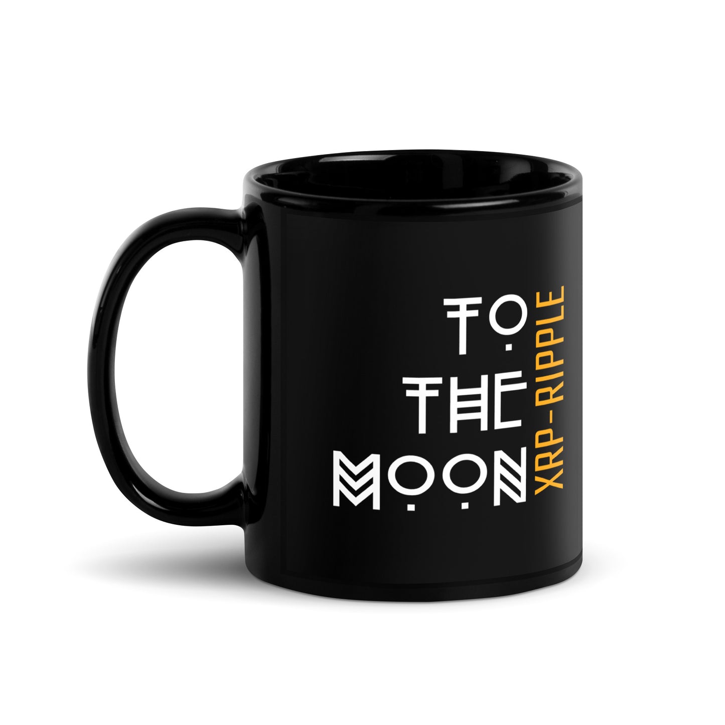 XRP - RIPPLE Black Glossy Mug