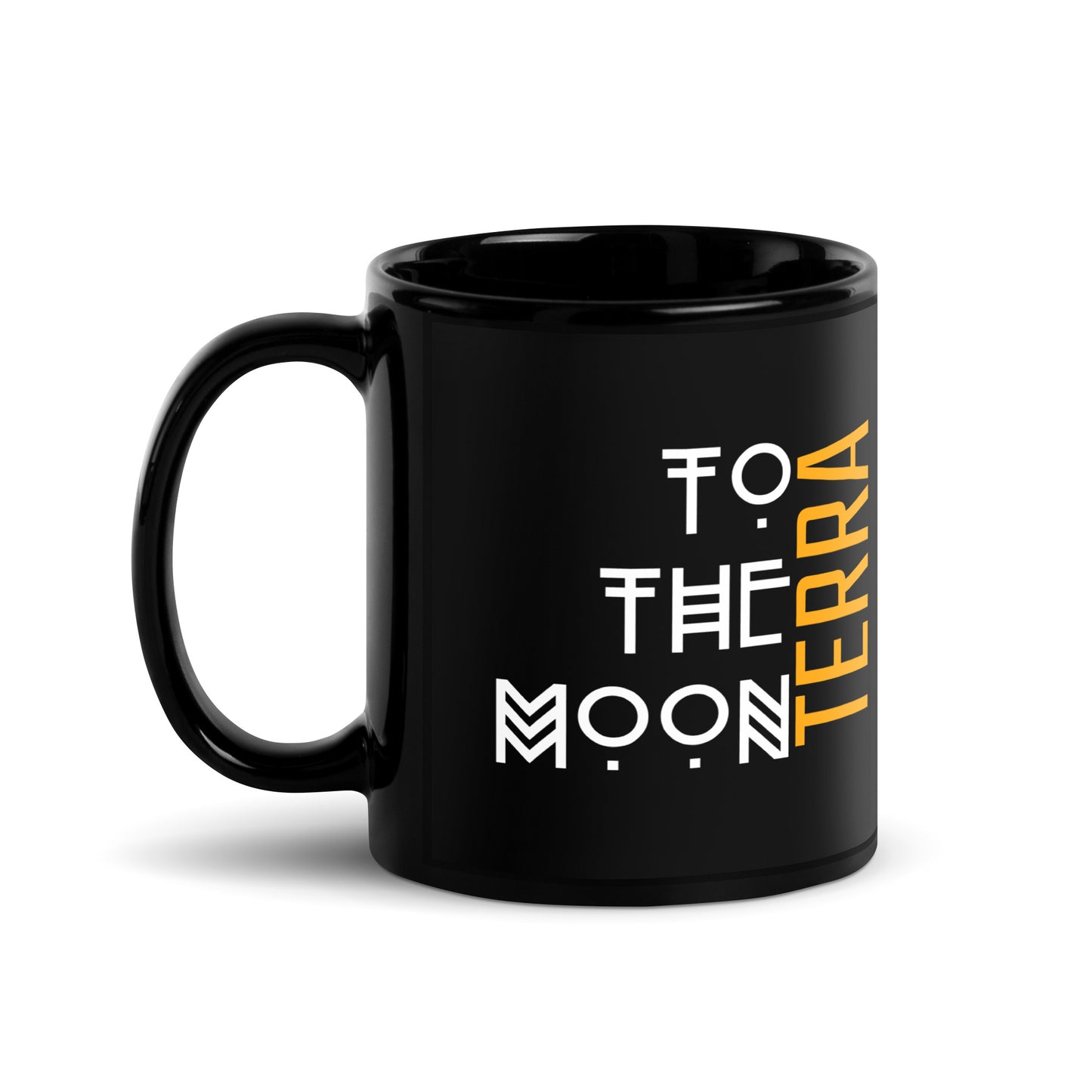 Terra Black Glossy Mug
