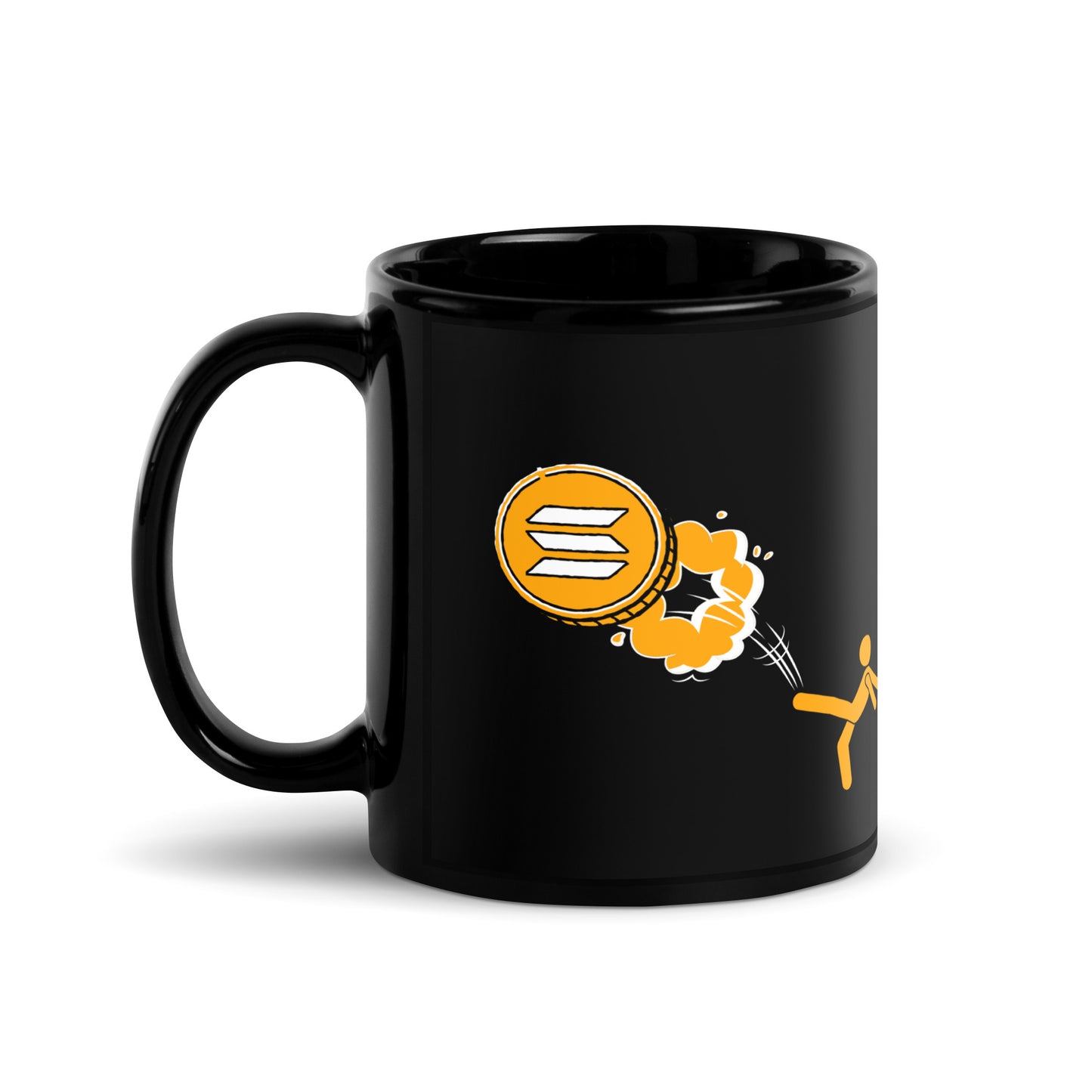 Solana I'm Done Black Glossy Mug