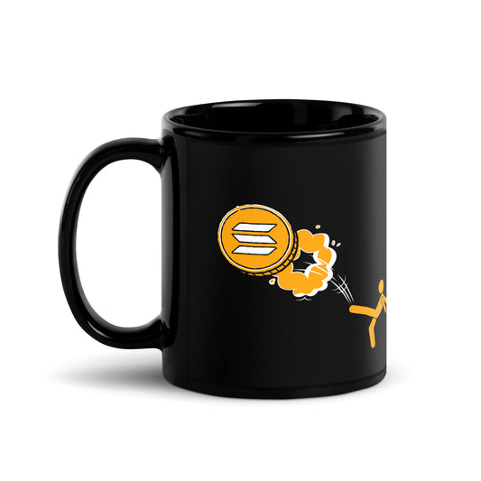 Solana I'm Done Black Glossy Mug