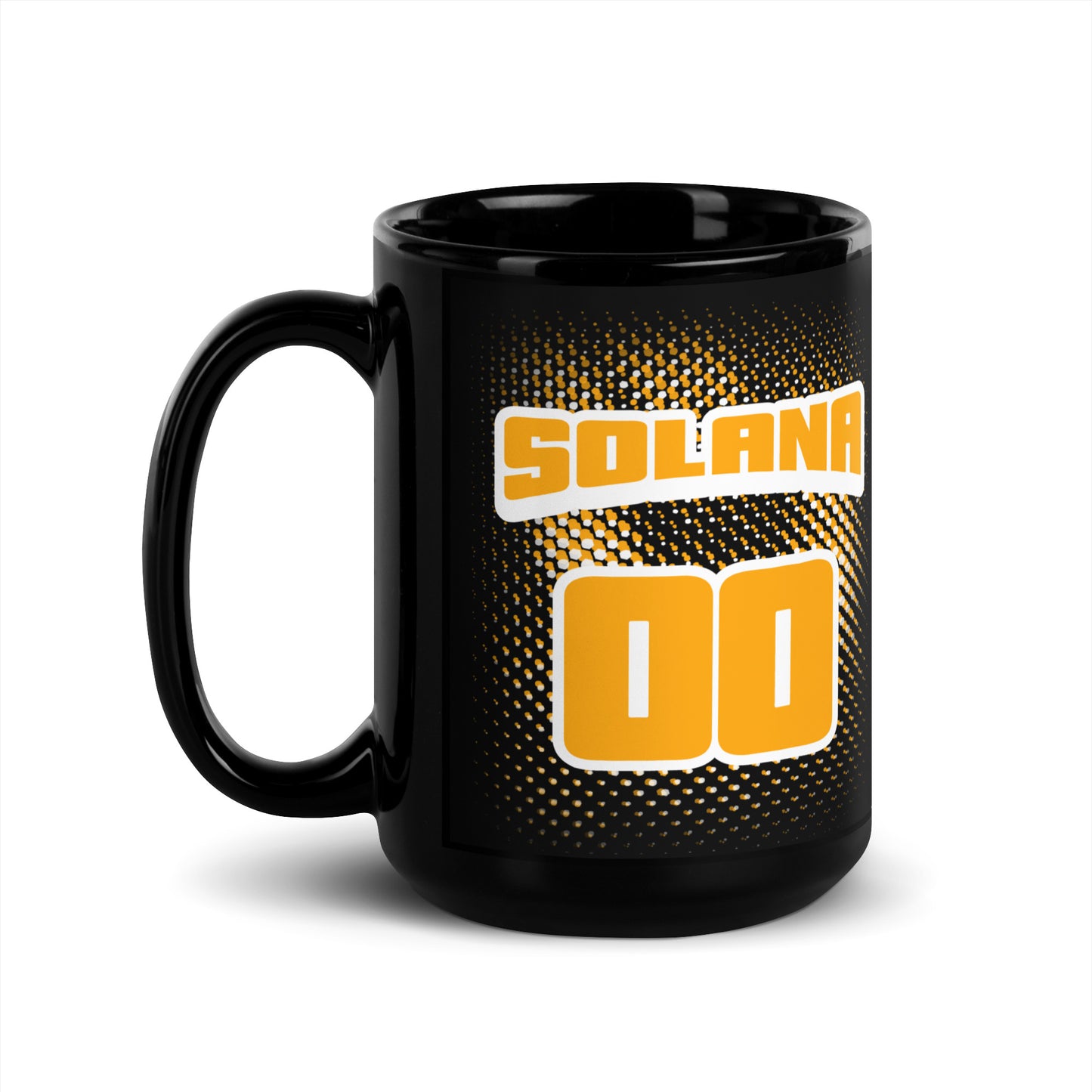 Solana Double 00 Black Glossy Mug