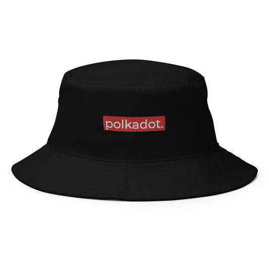 Polkadot Unisex Embroidered Bucket Hat