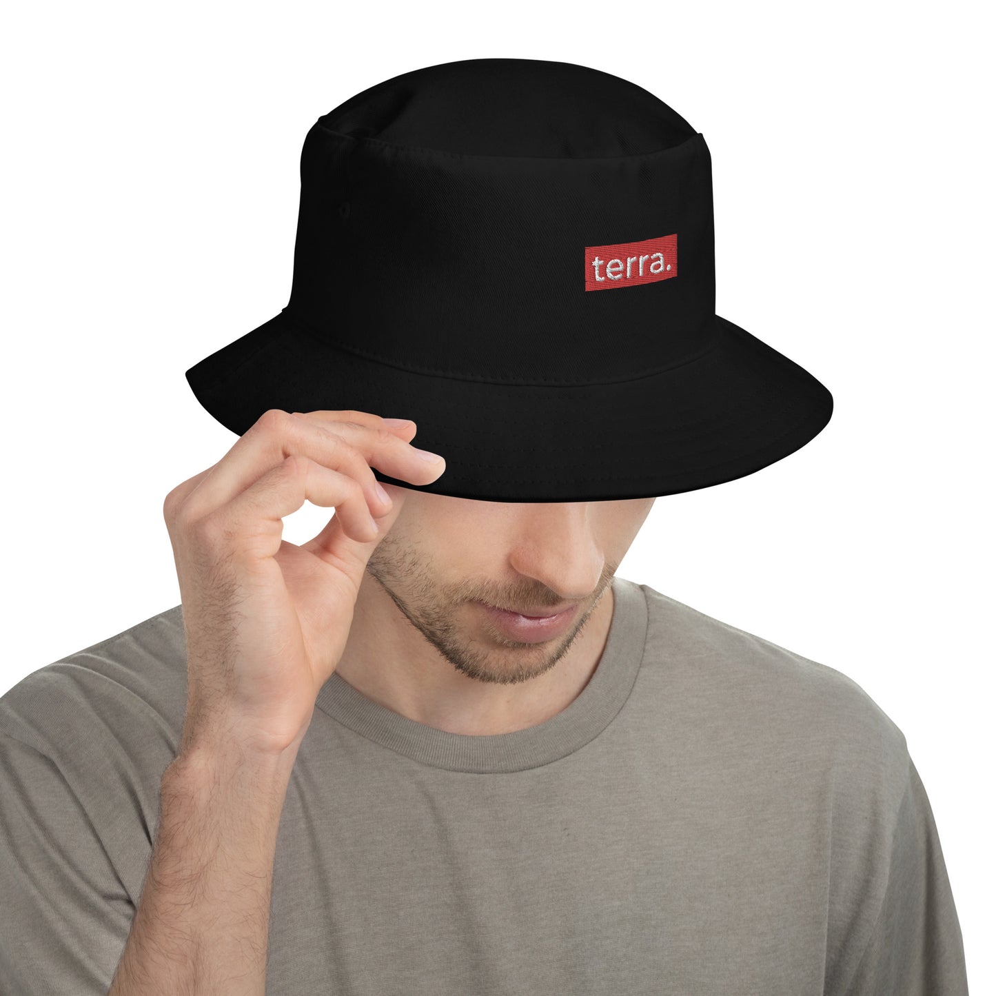 Terra Unisex Embroidered Bucket Hat