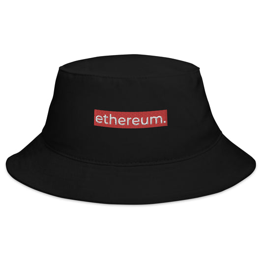Ethereum Unisex Embroidered Bucket Hat