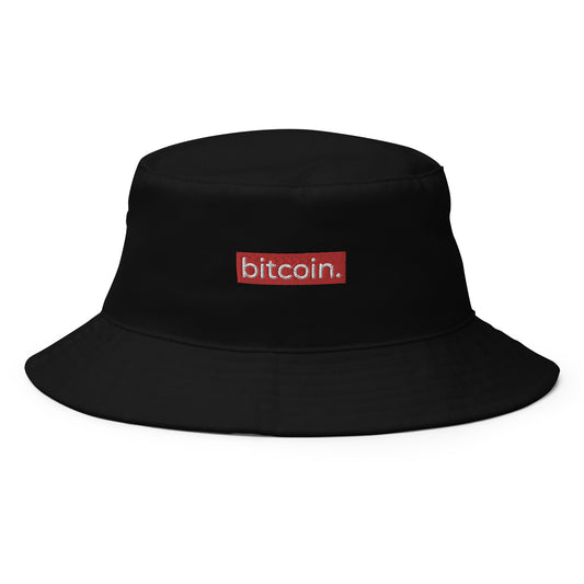 Bitcoin Unisex Embroidered Bucket Hat
