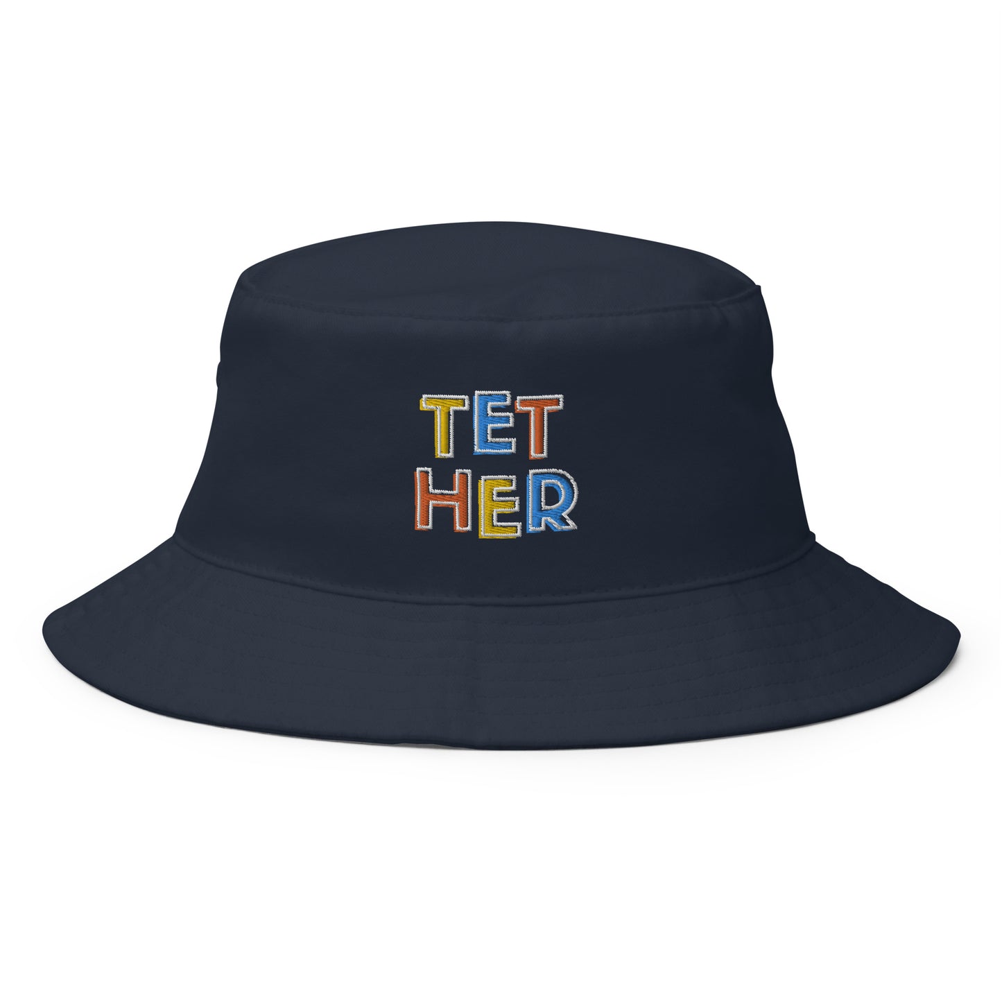 Tether Colors Embroidered Bucket Hat
