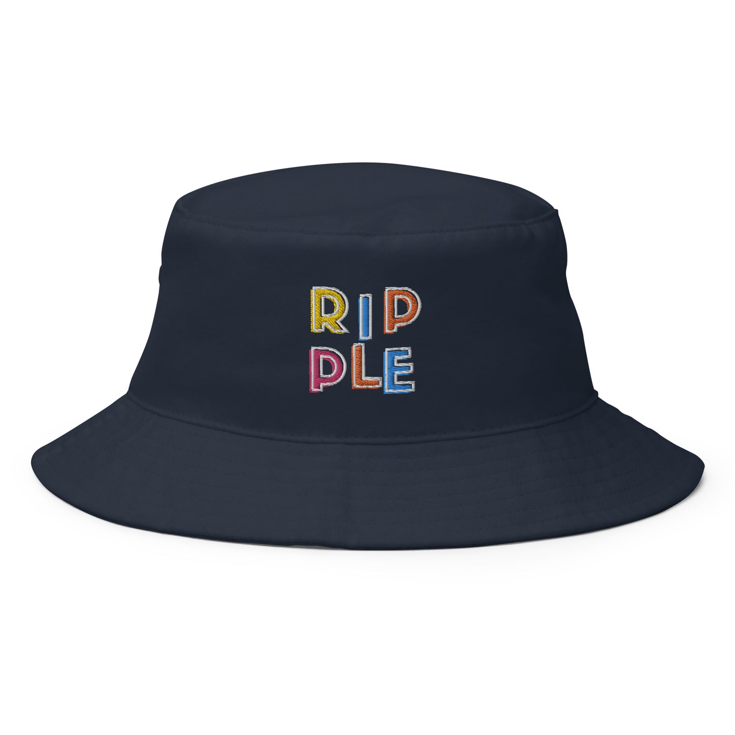 Ripple Colors Embroidered Bucket Hat