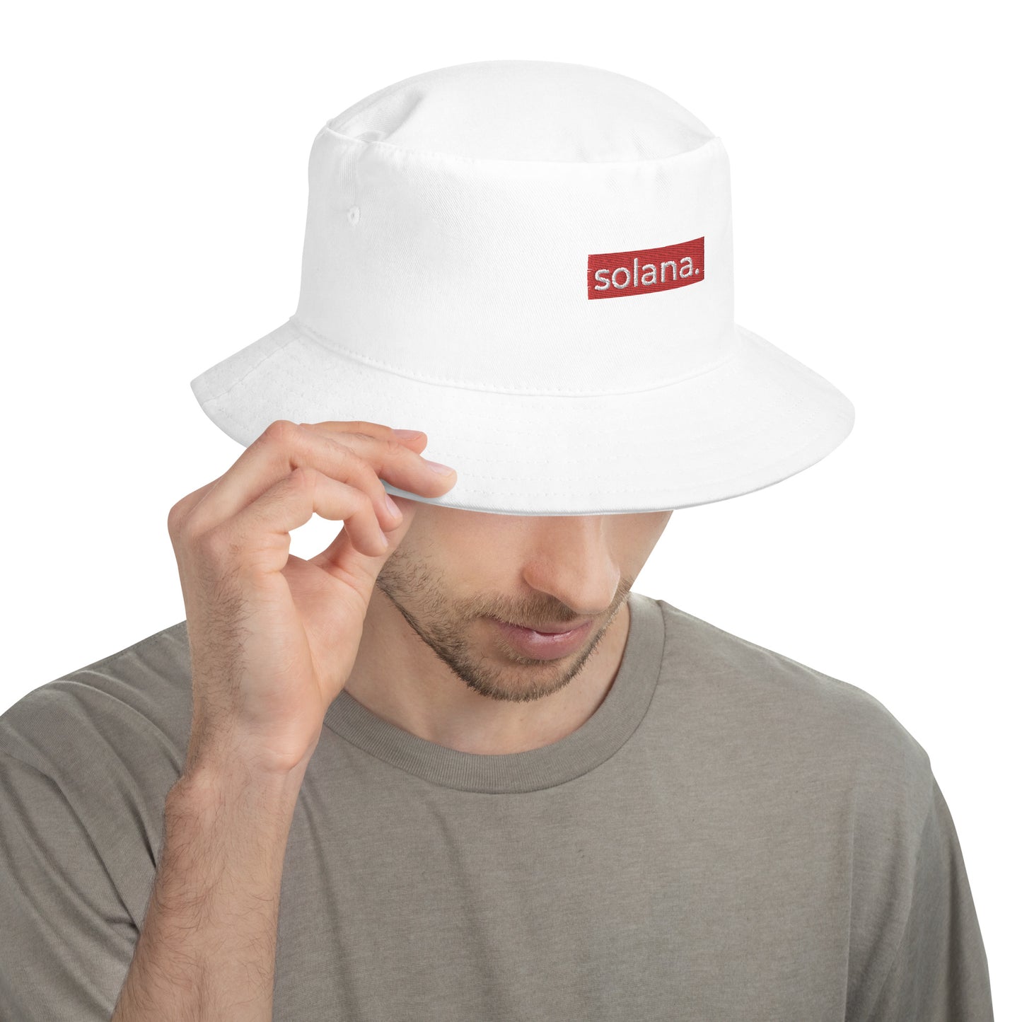 Solana Unisex Embroidered Bucket Hat