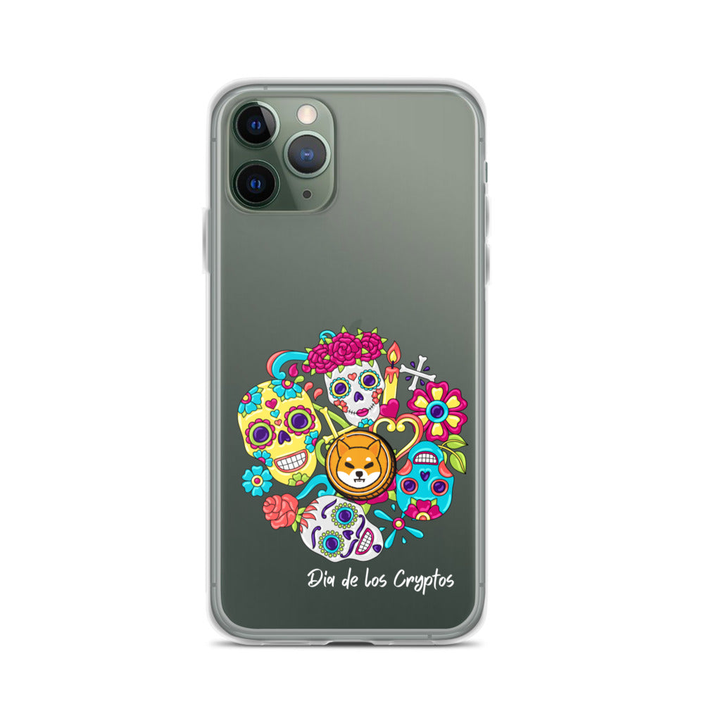 Dia De Los Cryptos (Shiba Inu) Clear iPhone Case
