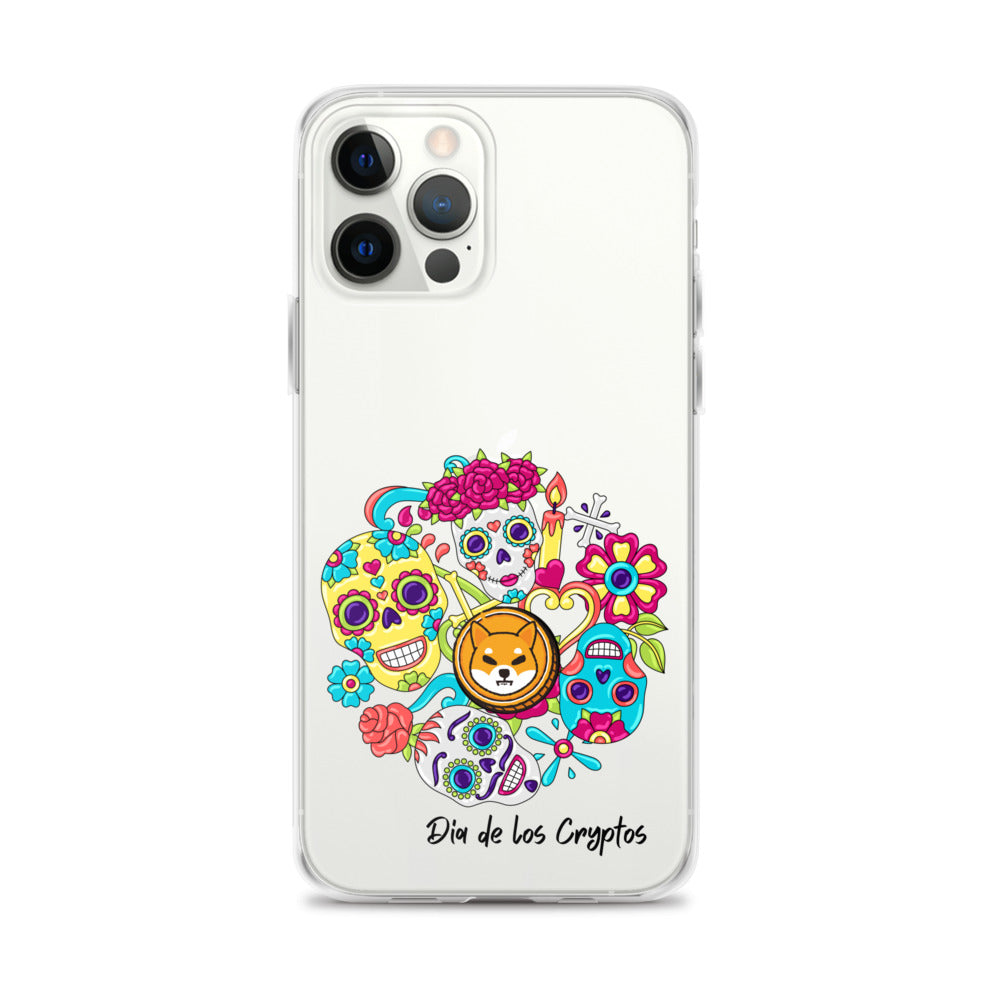 Dia De Los Cryptos (Shiba Inu) Clear iPhone Case