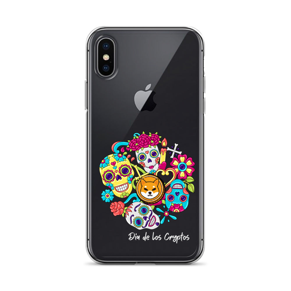 Dia De Los Cryptos (Shiba Inu) Clear iPhone Case