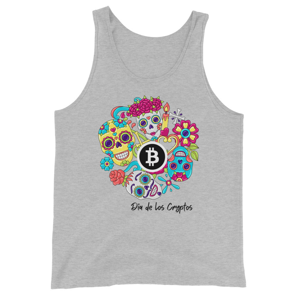 Dia De Los Cryptos (Bitcoin) Unisex Tank Top