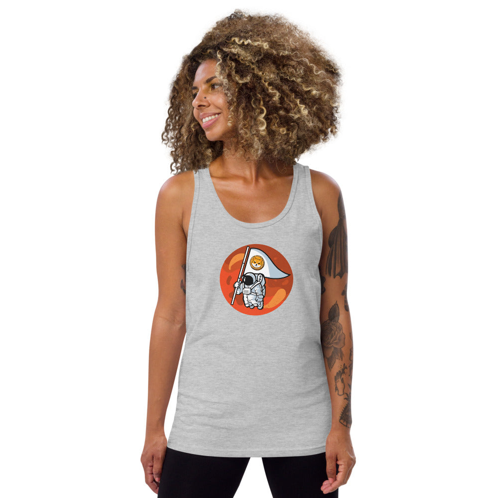 Shiba Inu To The Moon Unisex Tank Top