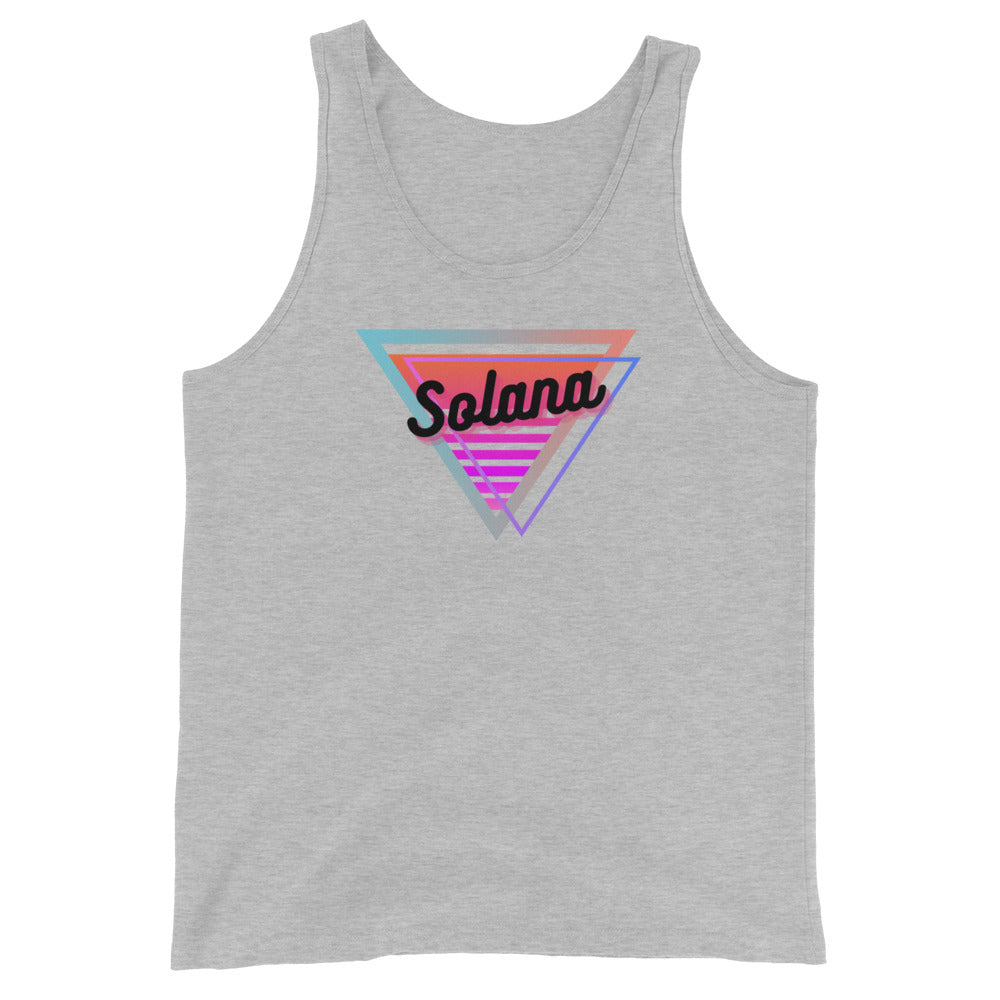 Solana Neon Triangle Unisex Tank Top