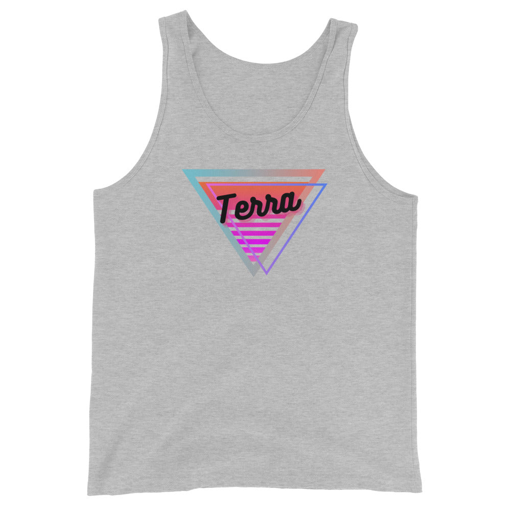 Terra Neon Triangle Unisex Tank Top