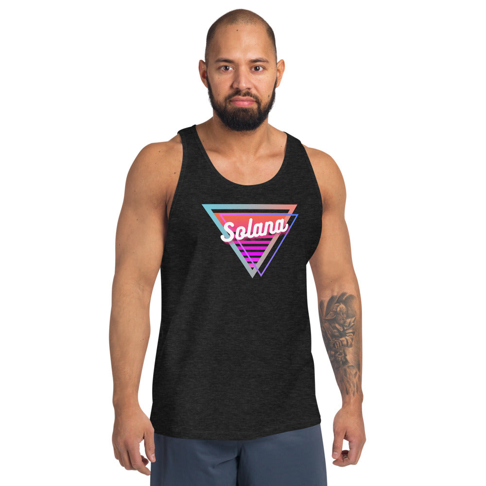 Solana Neon Triangle Unisex Tank Top