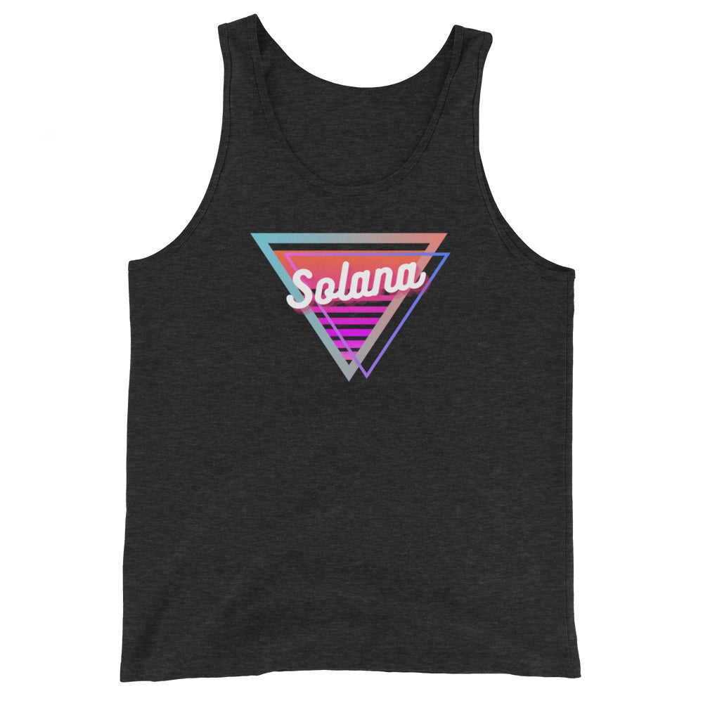 Solana Neon Triangle Unisex Tank Top