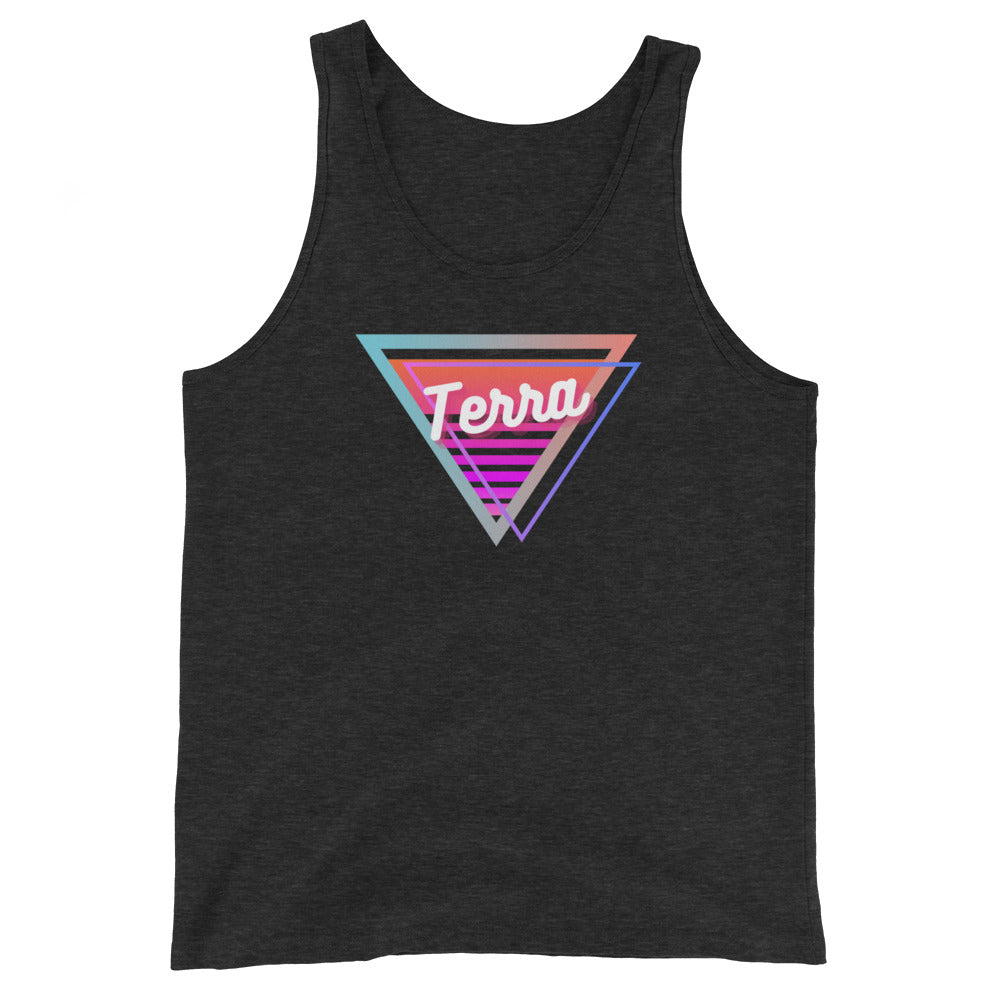 Terra Neon Triangle Unisex Tank Top