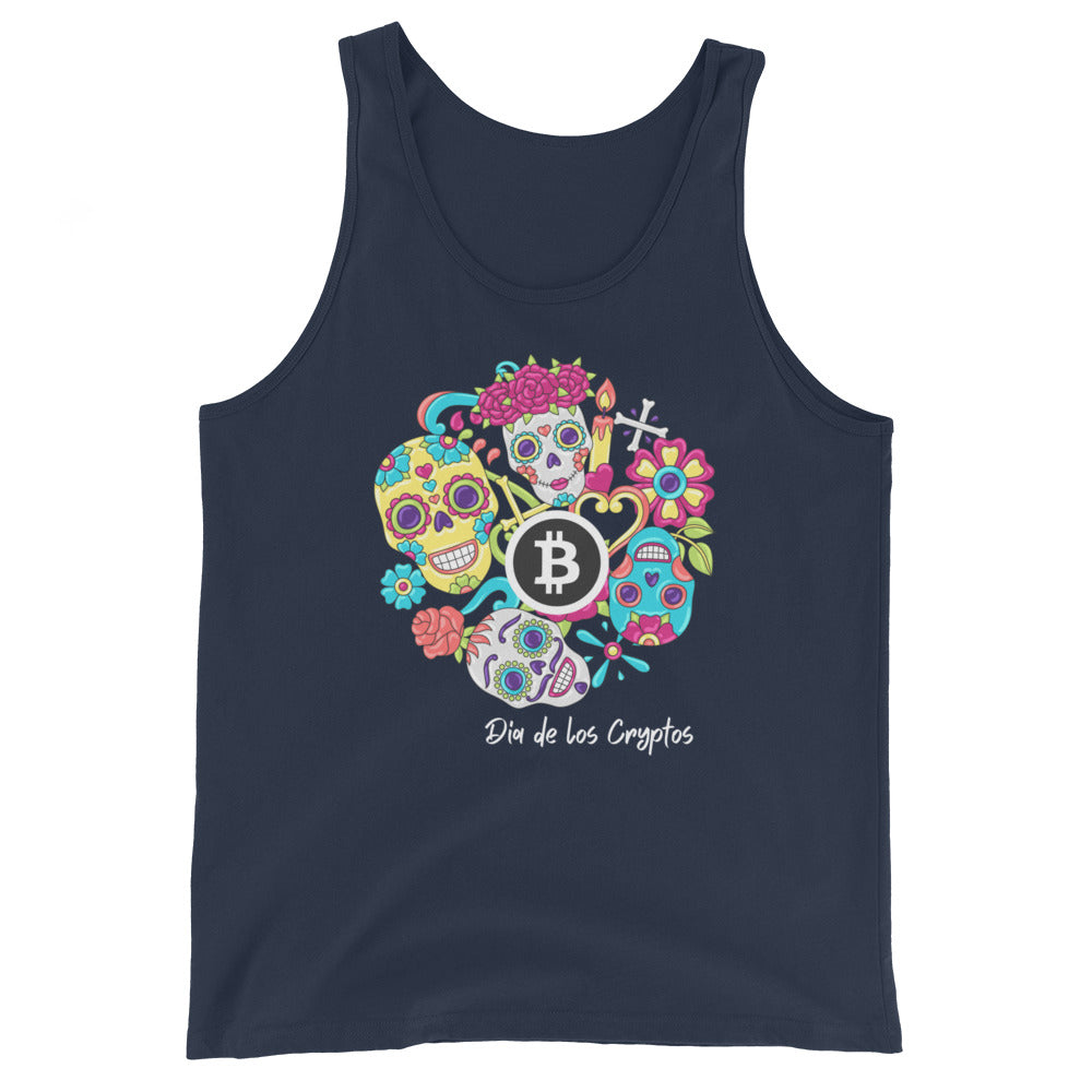 Dia De Los Cryptos (Bitcoin) Unisex Tank Top