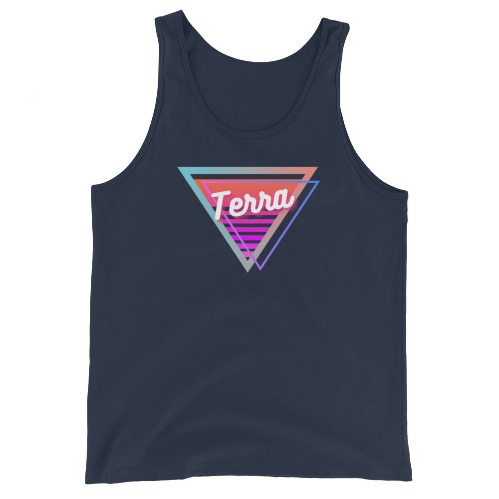 Terra Neon Triangle Unisex Tank Top