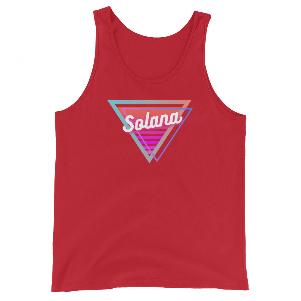 Solana Neon Triangle Unisex Tank Top