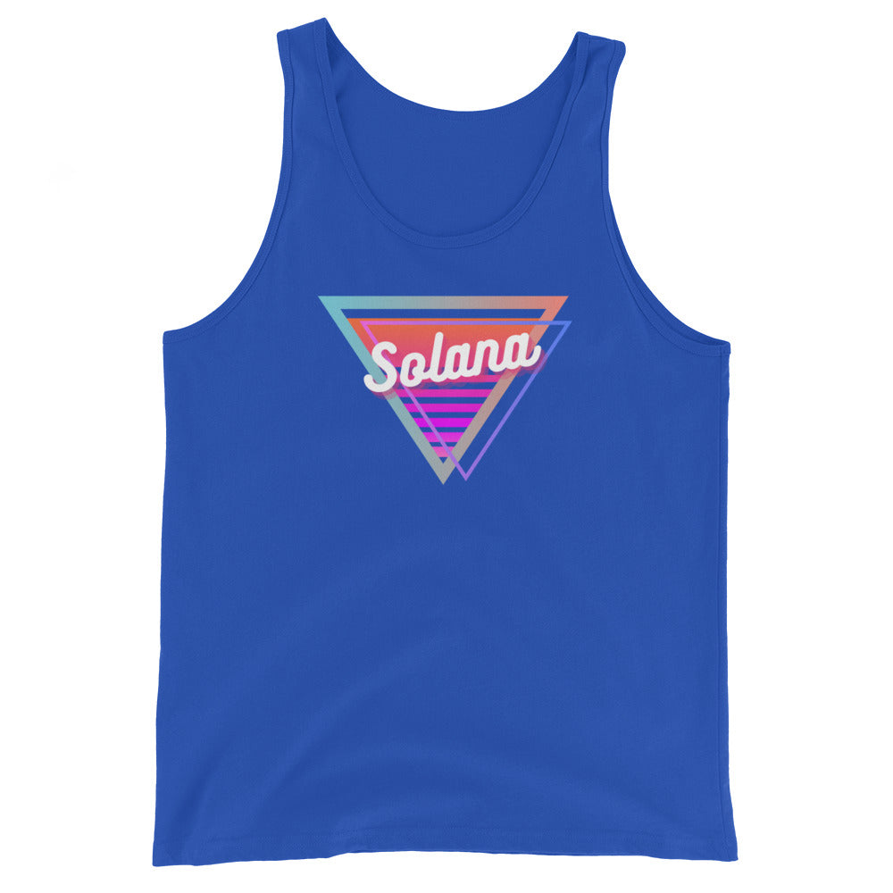 Solana Neon Triangle Unisex Tank Top