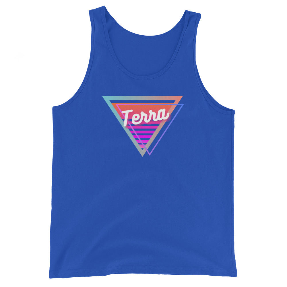 Terra Neon Triangle Unisex Tank Top