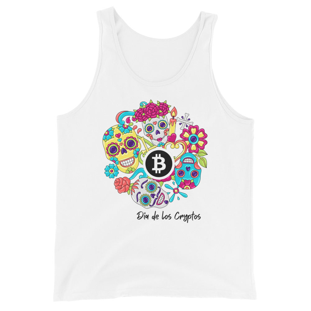 Dia De Los Cryptos (Bitcoin) Unisex Tank Top