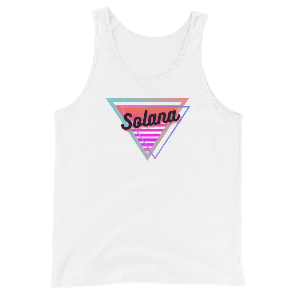 Solana Neon Triangle Unisex Tank Top