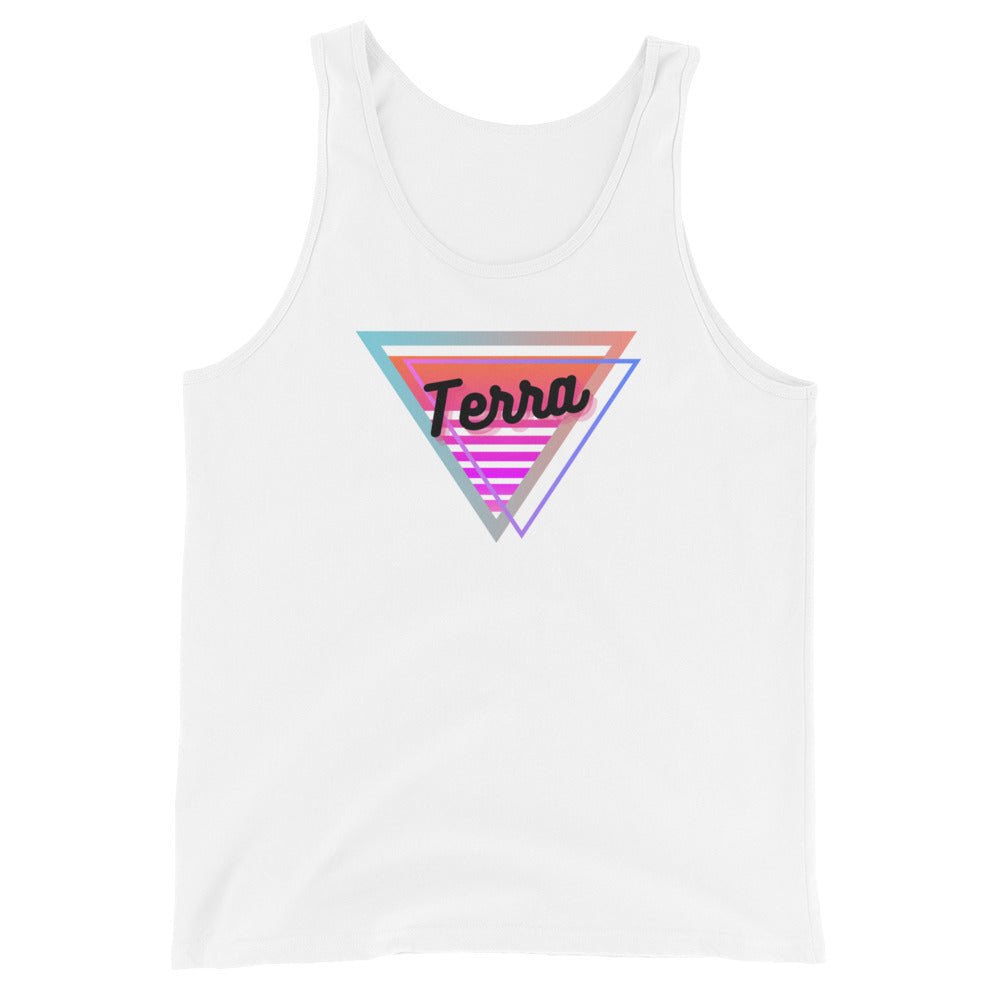 Terra Neon Triangle Unisex Tank Top
