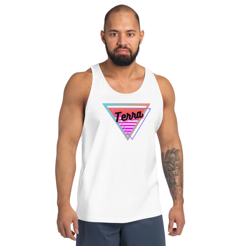 Terra Neon Triangle Unisex Tank Top