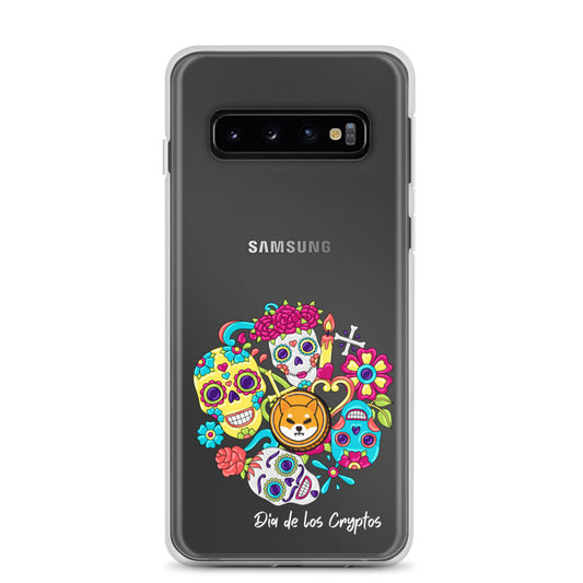 Dia De Los Cryptos (Shiba Inu) Clear Samsung Case