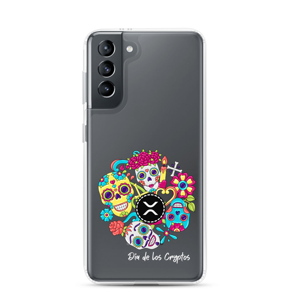 Dia De Los Cryptos (XRP) Clear Samsung Case