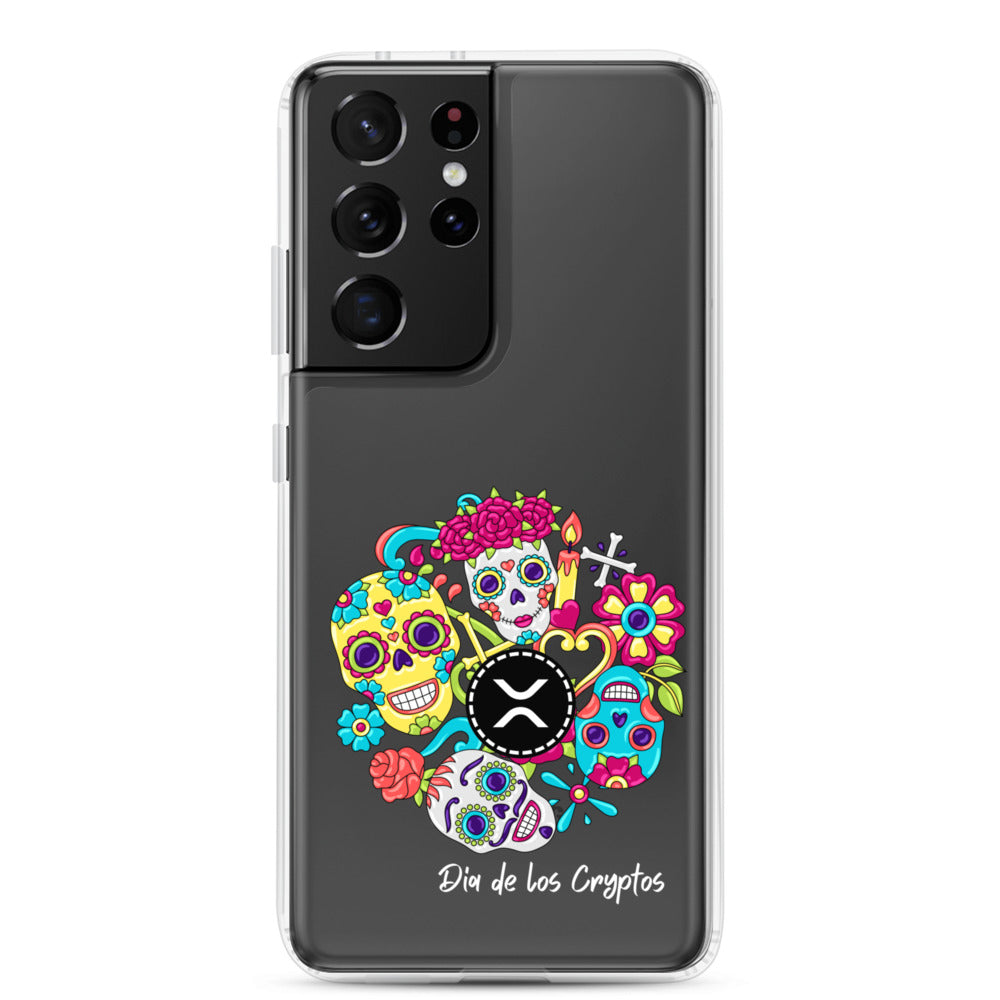 Dia De Los Cryptos (XRP) Clear Samsung Case