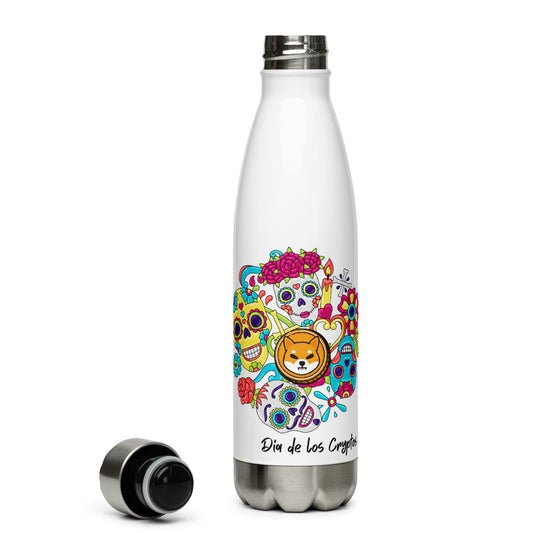 Dia De Los Cryptos (Shiba Inu) Stainless Steel Water Bottle