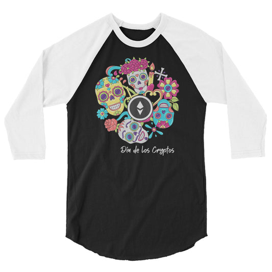 Dia De Los Cryptos (Ethereum) raglan shirt